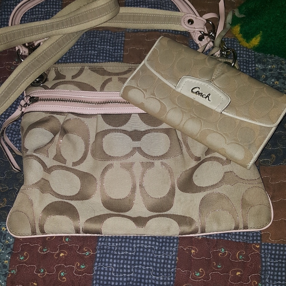 Final price! Coach purse and wallet